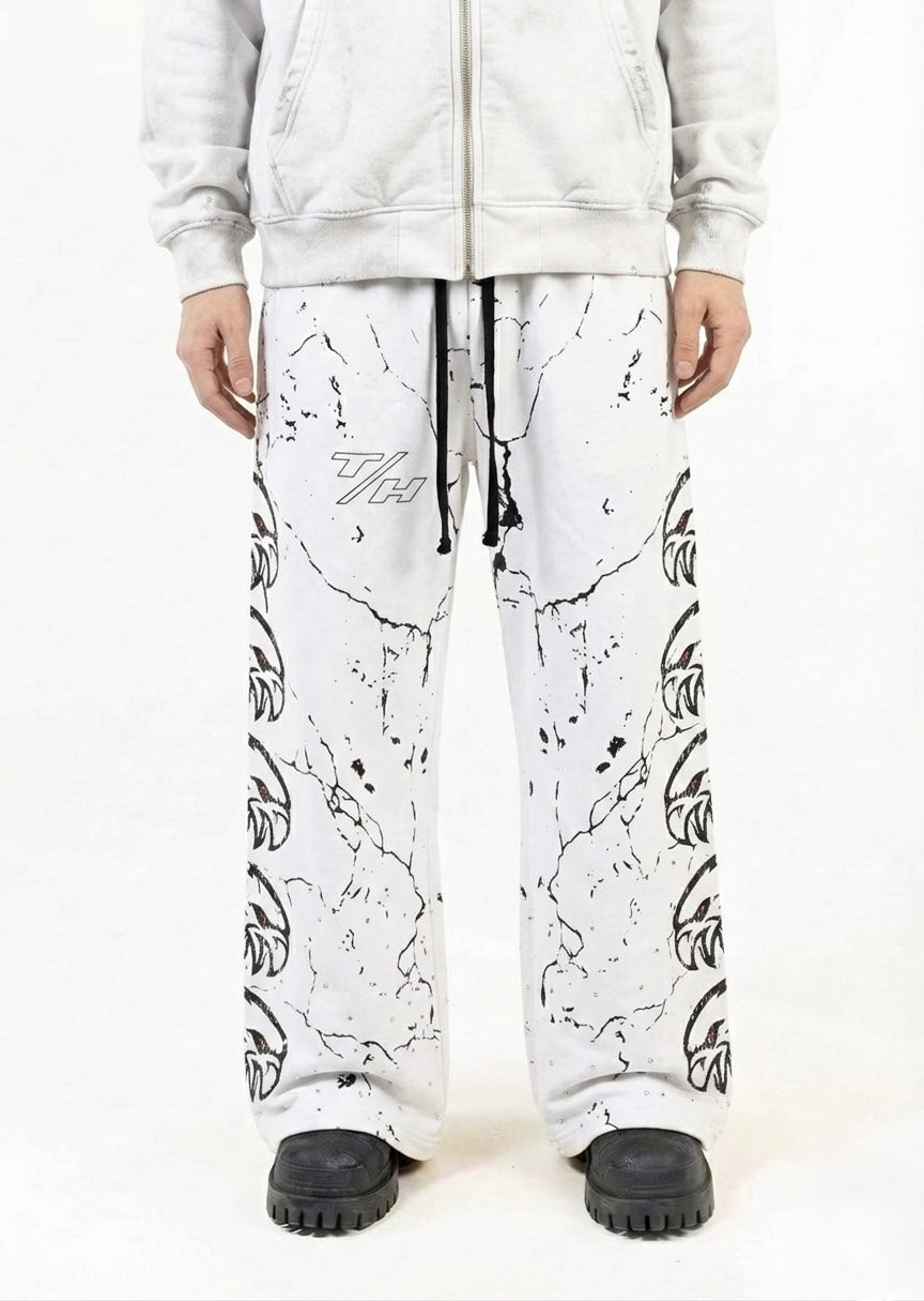 White Marble TrackHawk Pants
