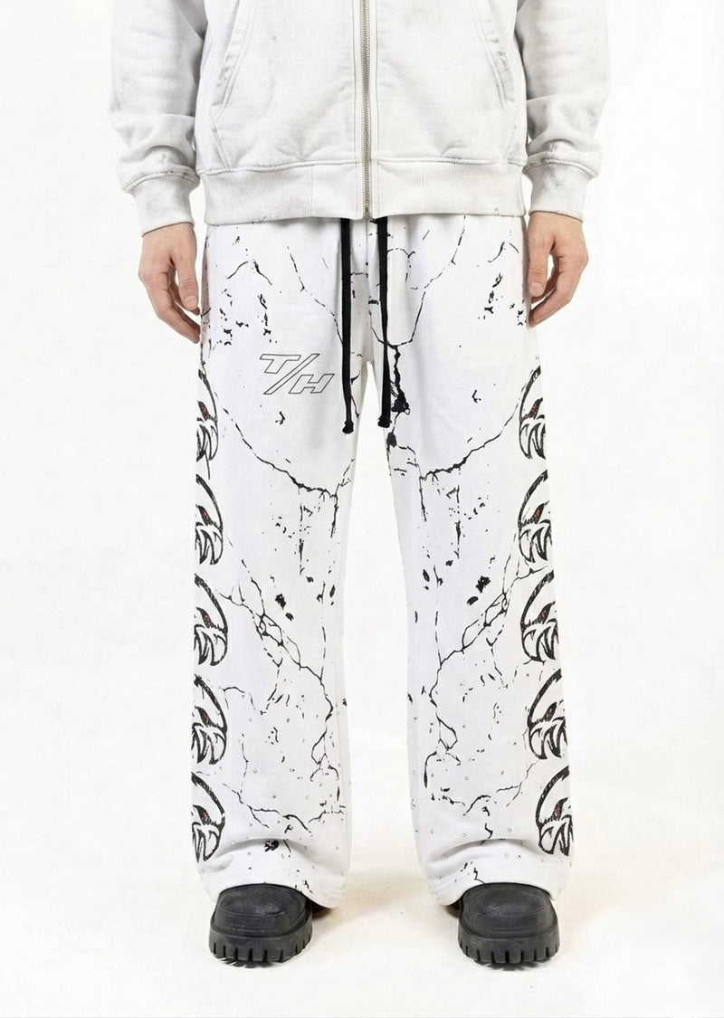 White Marble TrackHawk Pants