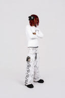 White Marble TrackHawk Pants