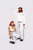 White Marble TrackHawk Pants