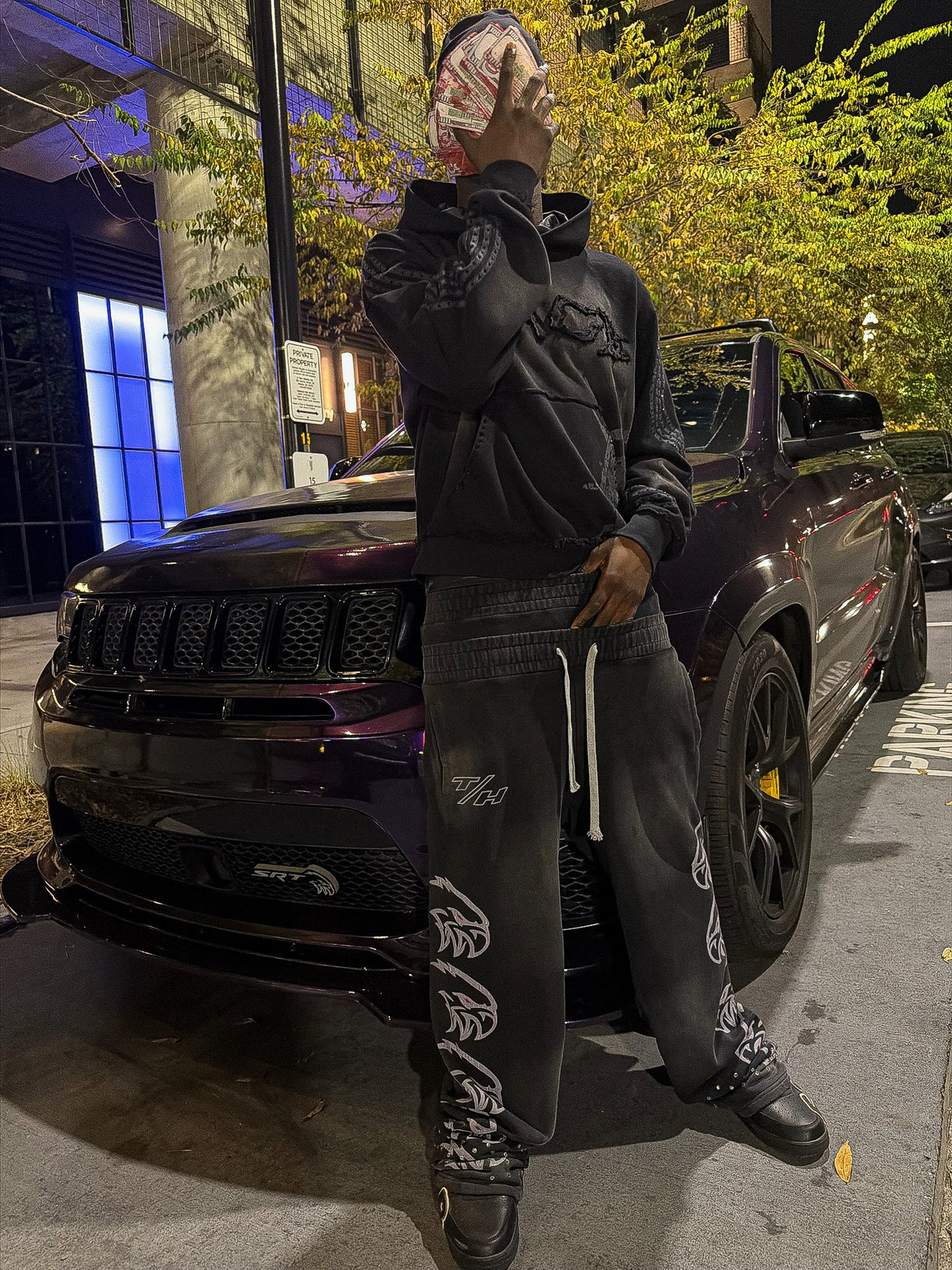 Black Trackhawk Pants